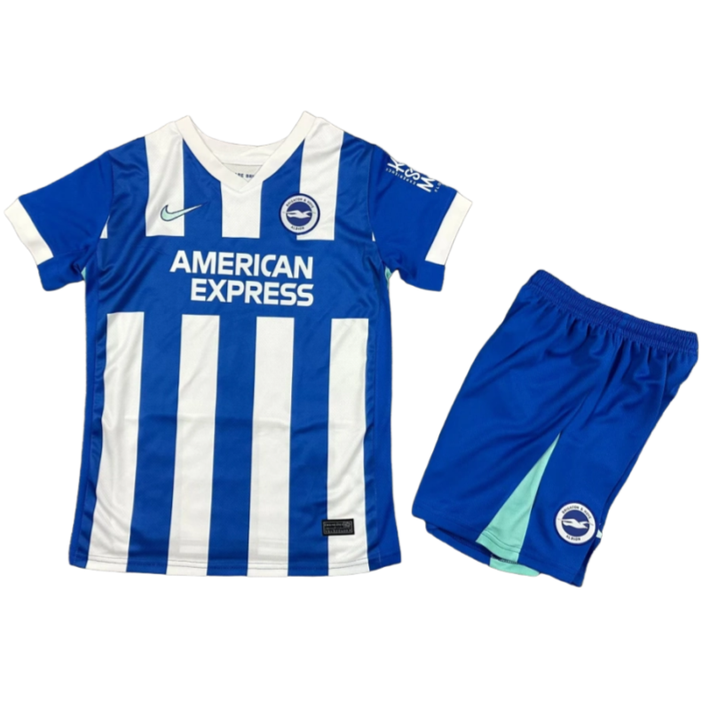 01b9b251a59e7d06a27b4f36269d95e9-1-1111-1-7 Brighton Home Kids Football jersey Kit 2025-26 Fan Version - Image 1