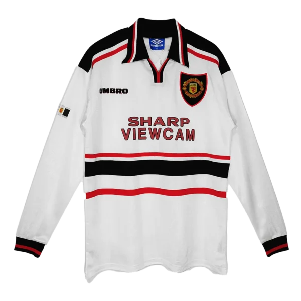1998/99 Manchester United Retro Long Sleeve Away Jersey