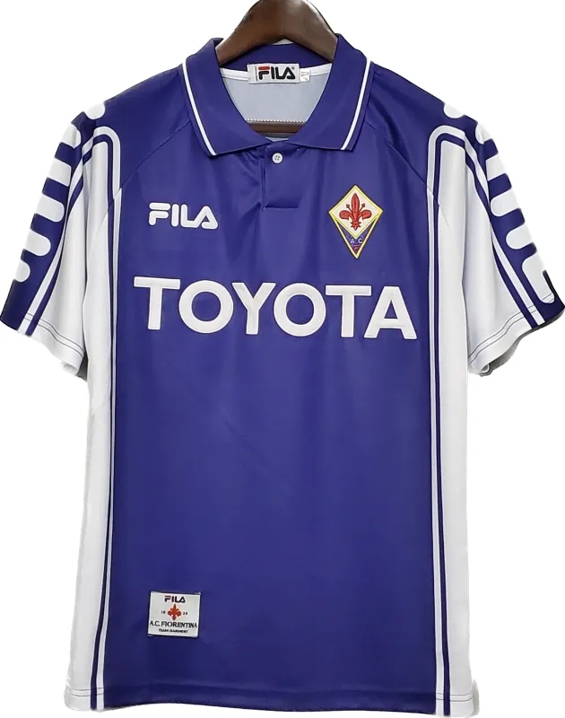 12a84d4568 Fiorentina 1999/00 Retro Soccer Jersey Home Replica - Image 1