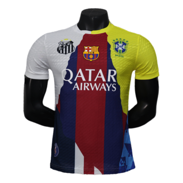 Neymar Barcelona and Brazil Santos PSG 25-26 Joint Club Player Special Edition New Football Shirt