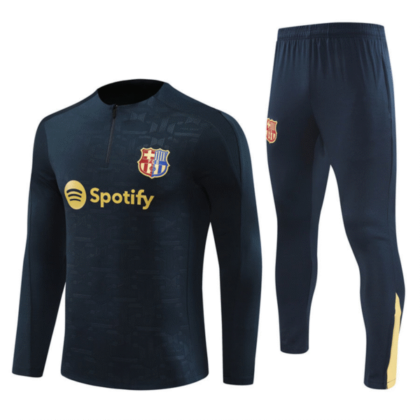 24-25 Barcelona Long Sleeve Training Suit Football Shirts