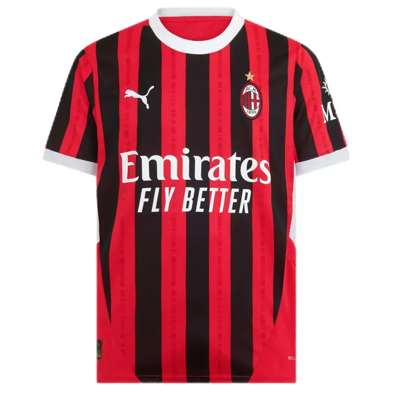 23ad760c88 2024-25 AC Milan Home Replica Jersey - Image 1
