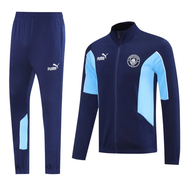 Manchester City Training Kit (jacket+Pants) Royal blue 2025-26