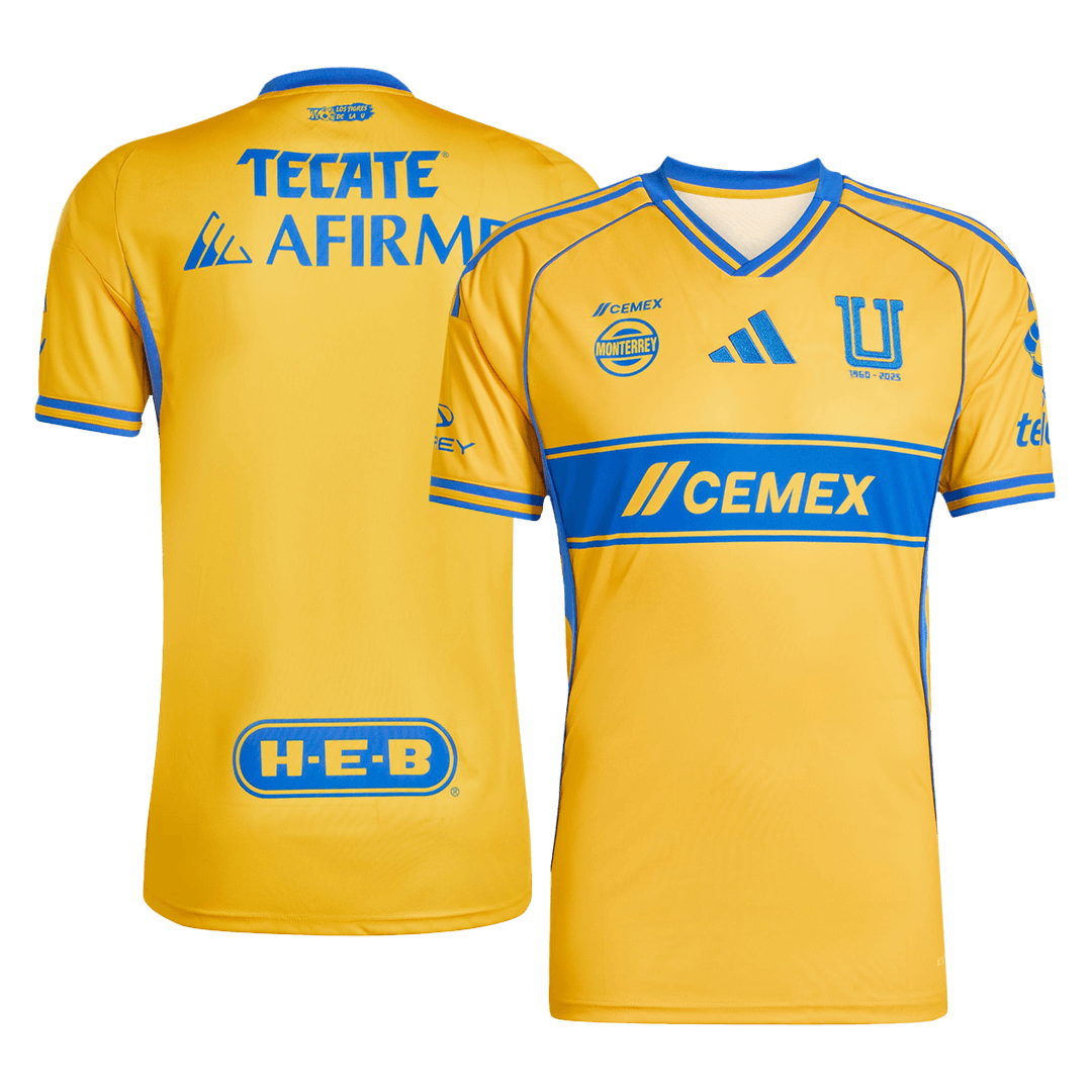 4532a34113 Tigres UANL Soccer Jersey Home Shirt 2025-26 - Image 1