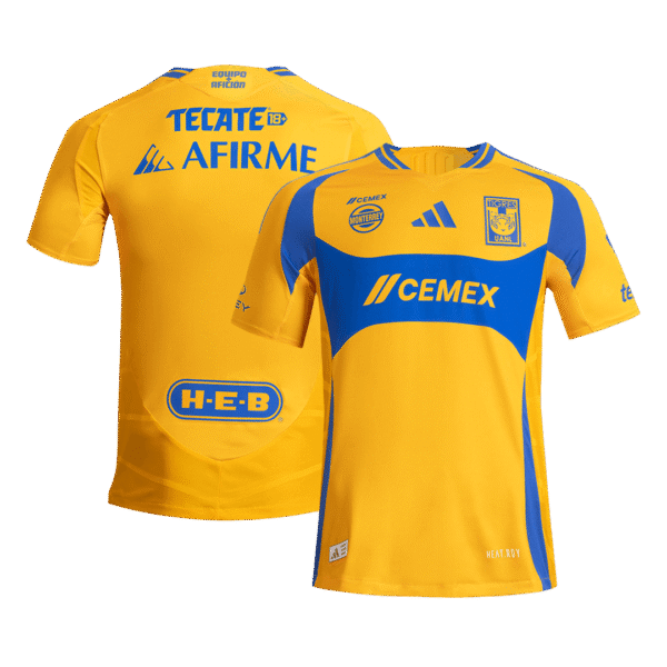 Authentic Soccer Jersey Tigres UANL Home Shirt 2024-25