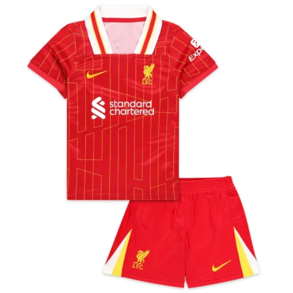 Kids Liverpool Home Jersey Kits(Jersey+Shorts) 2024/25