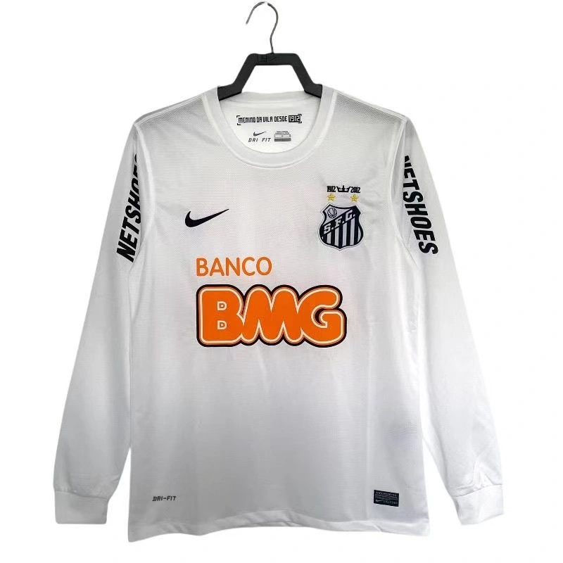 7d81d1f9a8 Santos FC Retro Jersey Home Long Sleeves 2012-13 - Image 1