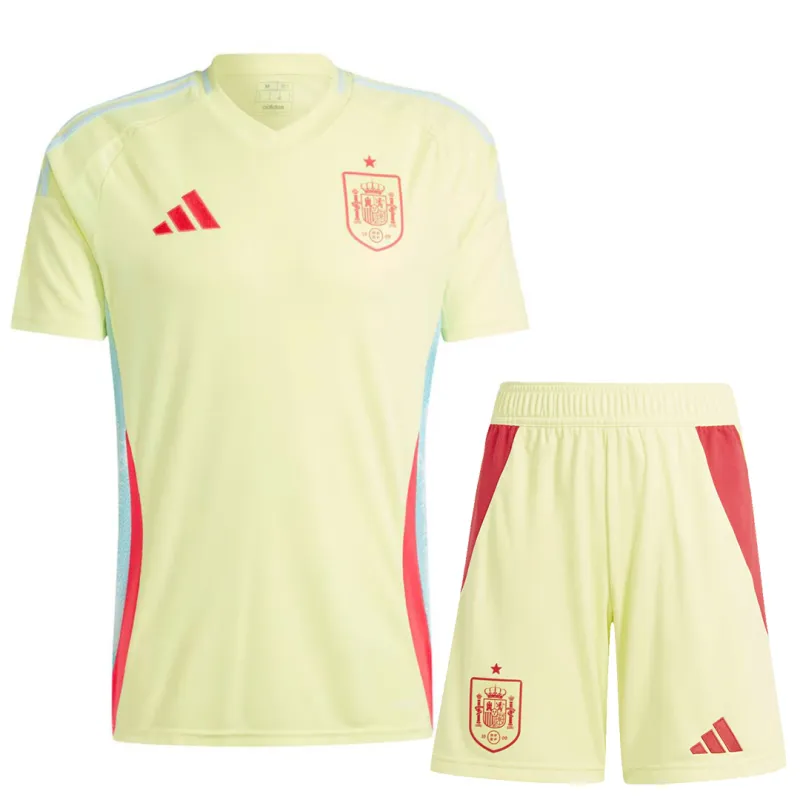 82a9015990 Spain Away Kit(Jersey+Shorts) Soccer Uniform Euro 2024 - Image 1