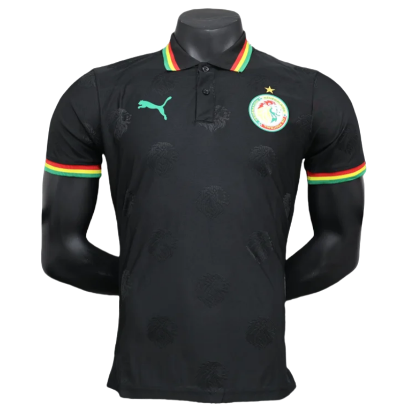 AAA-240-39-1 2024/2025 Players Edition Senegal Special Edition Black Football Jersey - Image 1