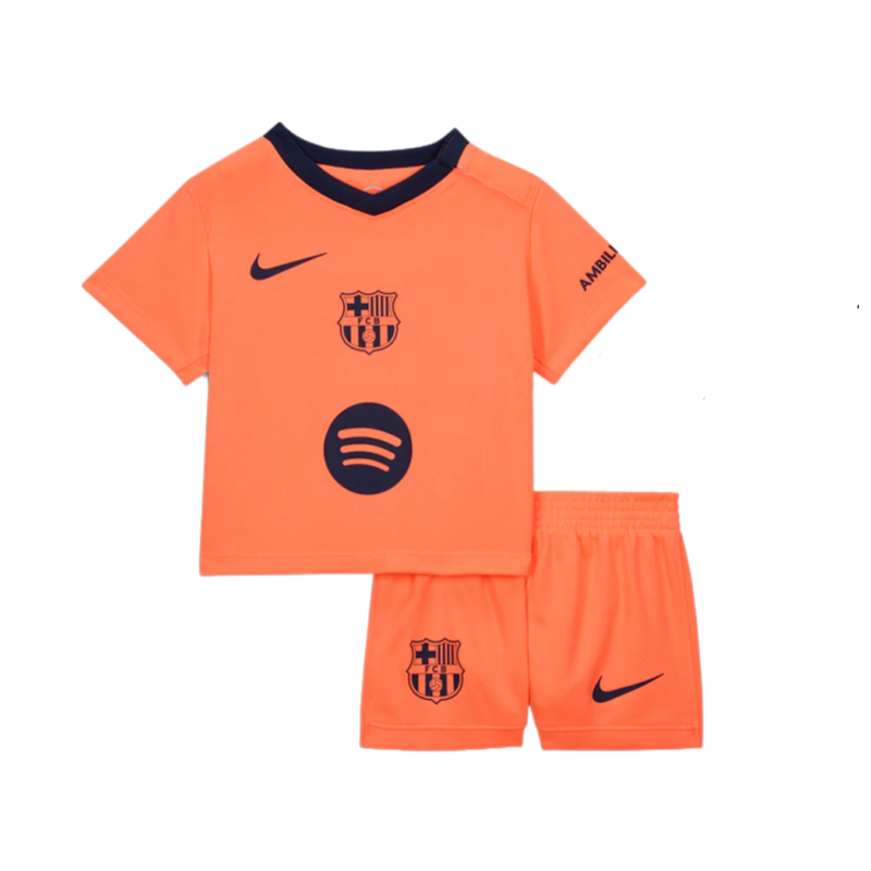 HM3258-855415105569DA1X164ab7beb-8689-410b-b2ed-6cdbded8b8d3 Barcelona Third Away Kids Football Shirt 2025-26 Kit - Image 1