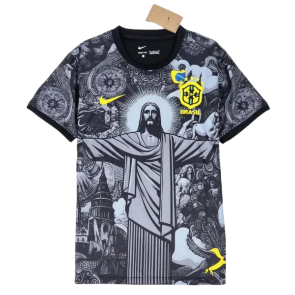 2024 Brazil Christ the Redeemer Special Kit Shirt Football