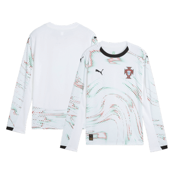 Portugal Long Sleeve Jersey Away Football Shirt 2025