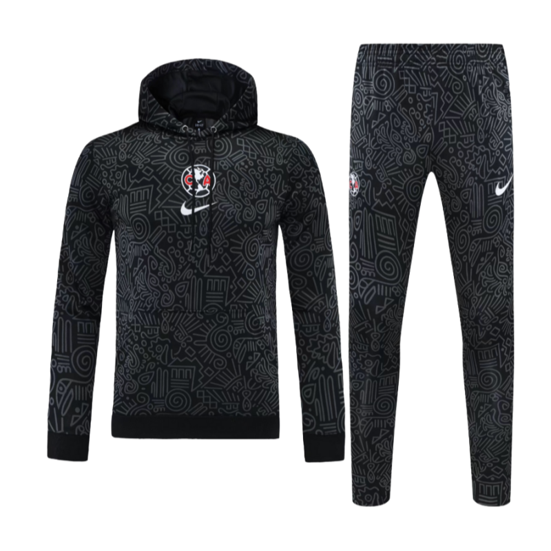 d8a9a6f1 Mexican American Club Black Training Suit Set 2025-26 - Image 1