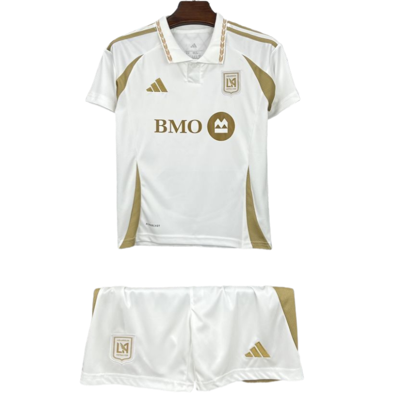 e91ce016 Los Angeles FC Away Kids Football Jersey Kit 2025-26 Fan Edition - Image 1