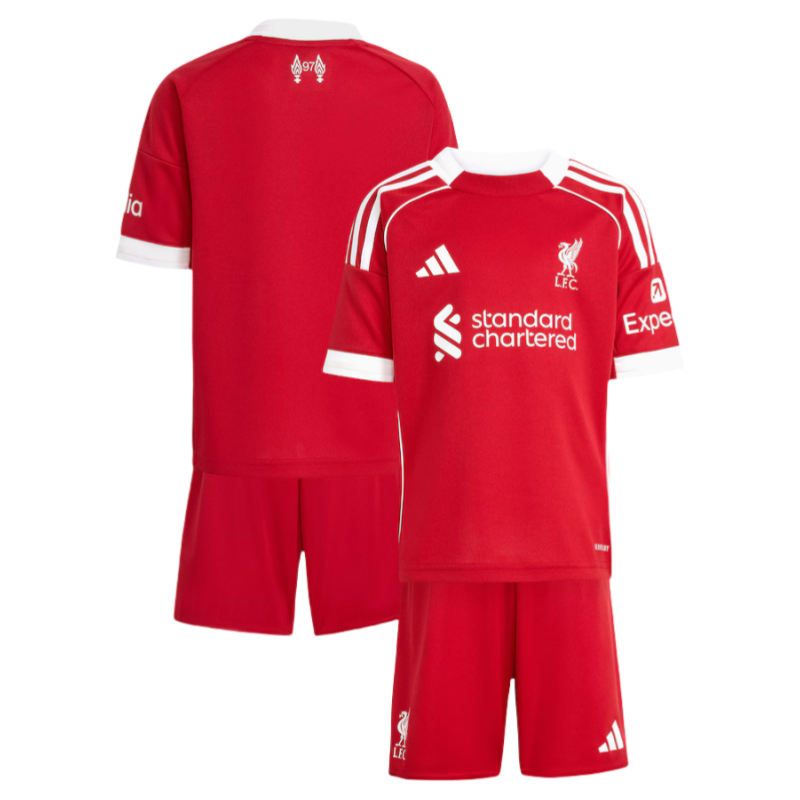 liverpool-adidas-home-minikit-2025-26ss5p-202794867pv-1u-krqy0pib6sevkbr7seh3v-hrfklperyye5f7mfwes5 2025-26 Liverpool home Kids football jersey Kits - Image 1