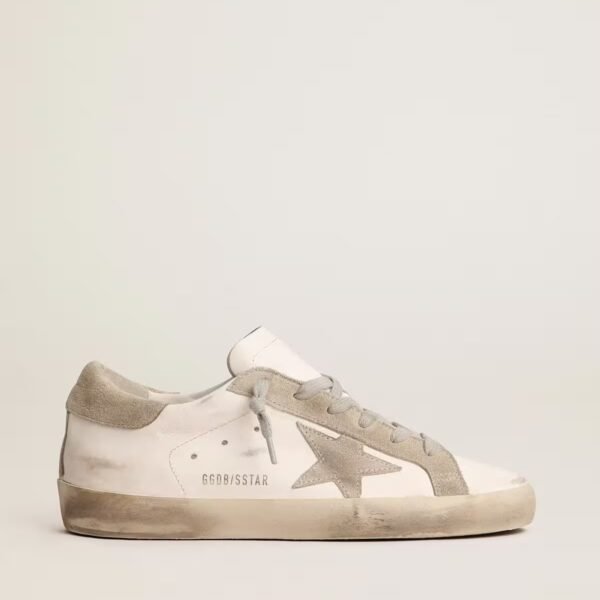 Super-Star with gray suede star and heel tab