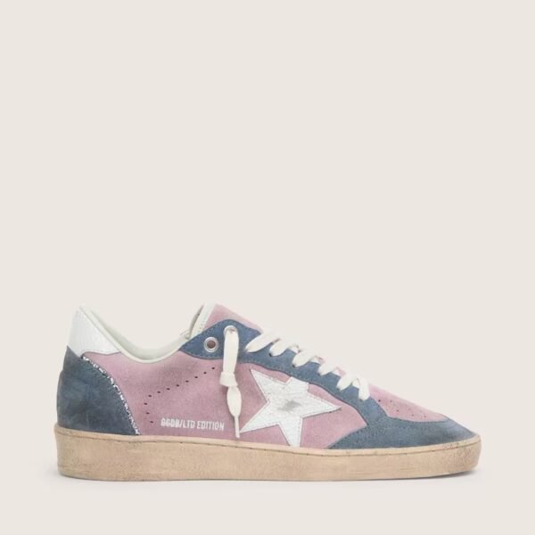 Ball Star LTD in lilac suede with white star