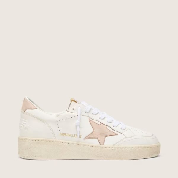 Ball Star with pink nubuck star and heel tab