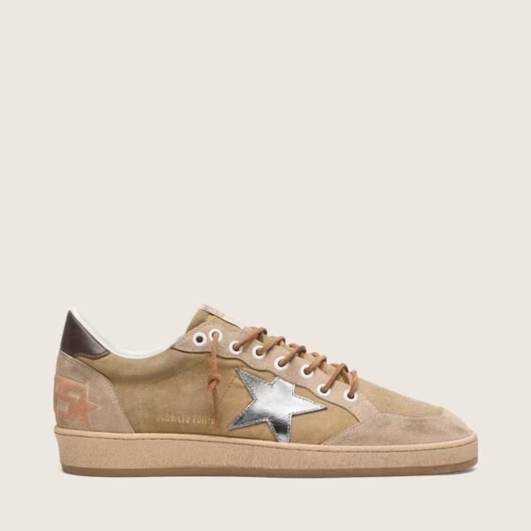 Ball Star LTD in tobacco suede with silver star