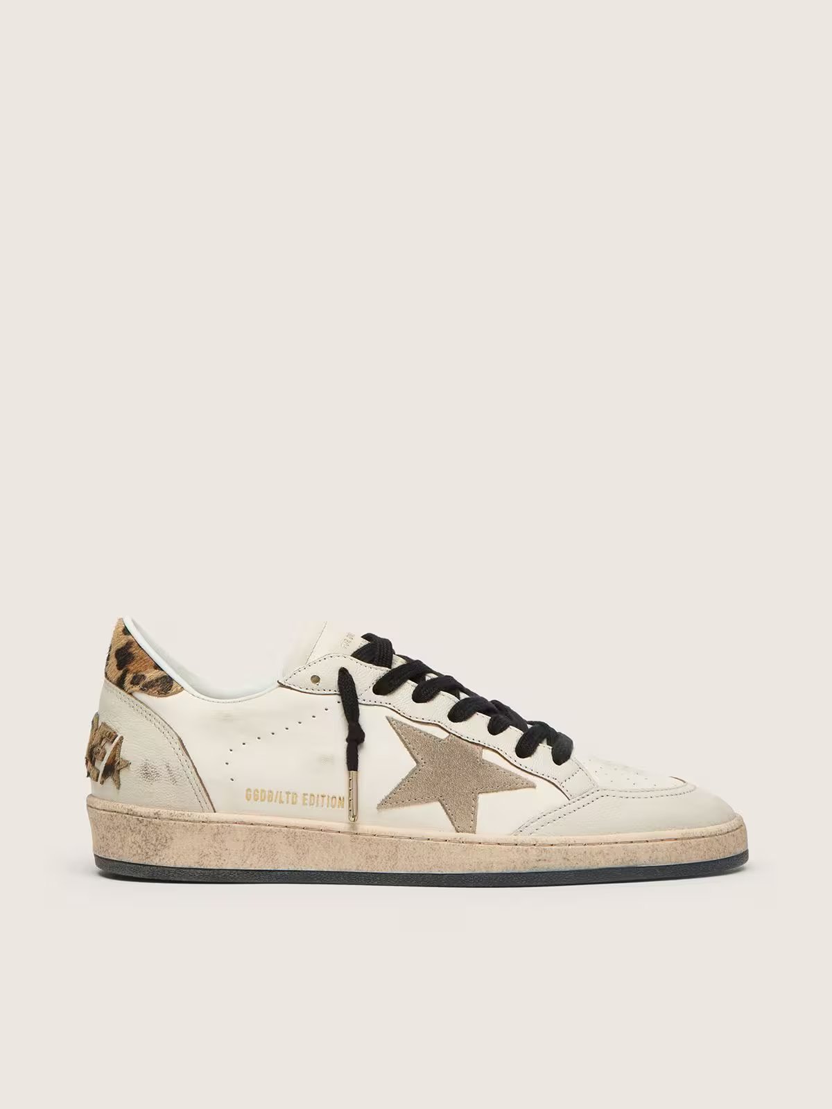 1 Ball Star Wishes with suede star and leopard-print pony skin heel tab - Image 1