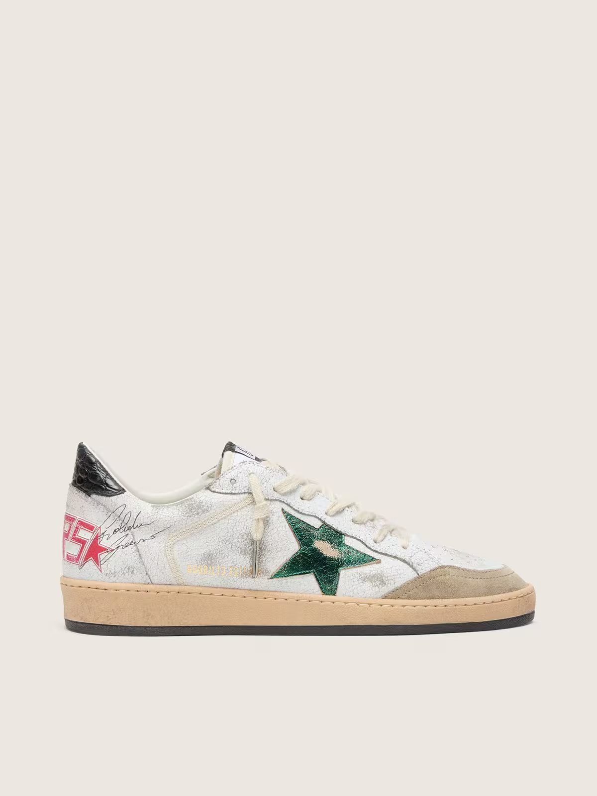 1 Ball Star with metallic leather star and gray leather heel tab - Image 1