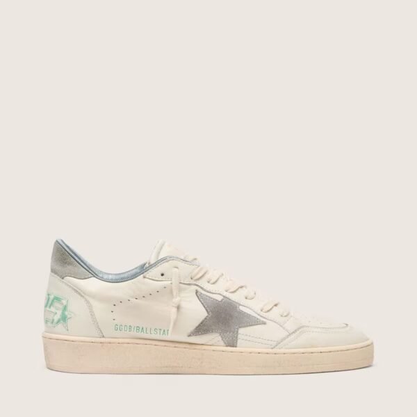 Ball Star in nappa leather with gray suede star and heel tab