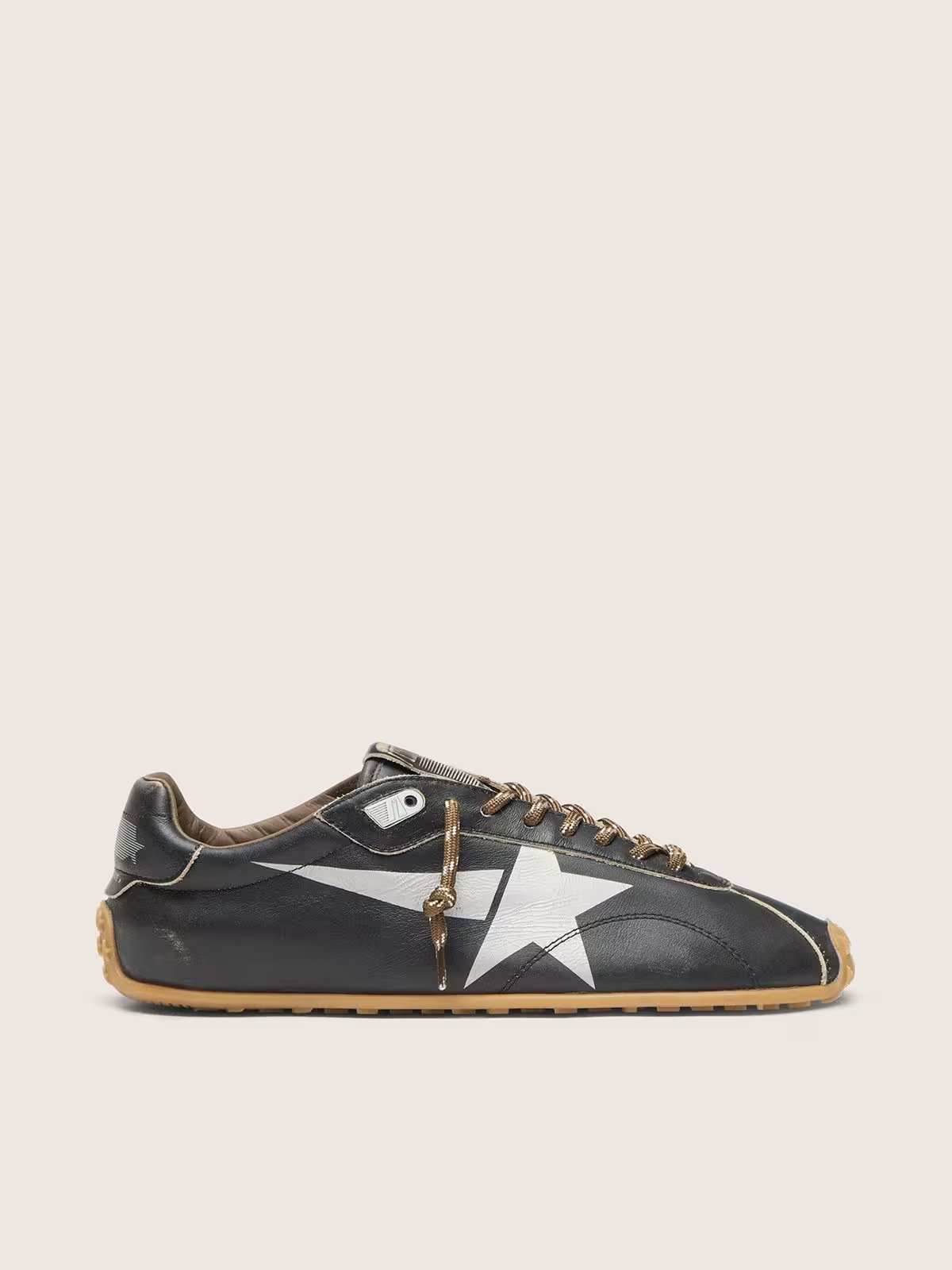 1 Marathon Speed with black leather upper and silver star - Image 1