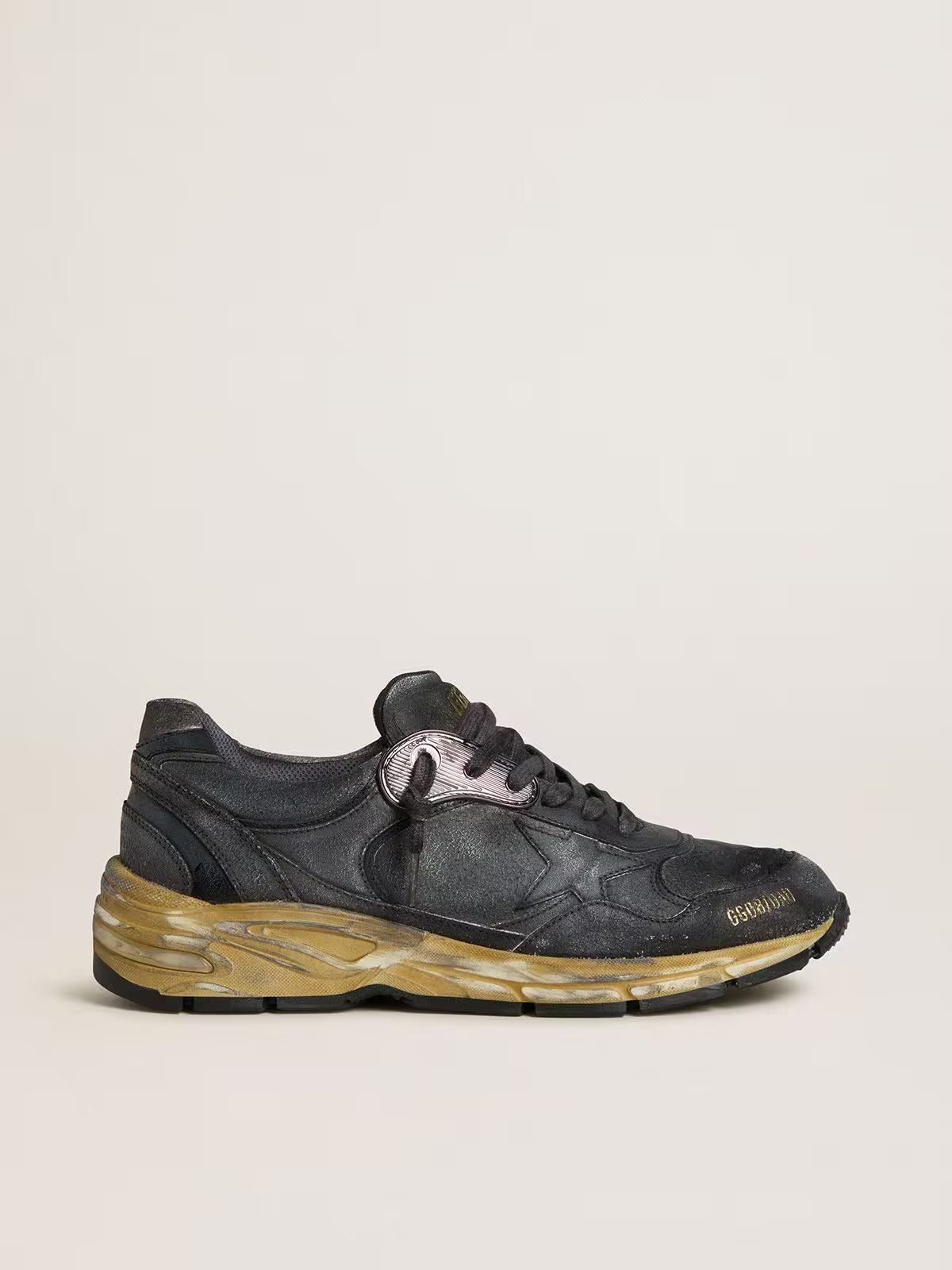 1 Dad-Star in black and silver mesh and nappa with ice-gray star - Image 1