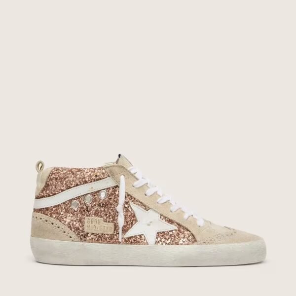Mid Star with pink glitter