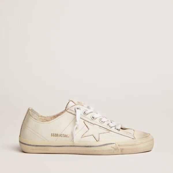 V-Star in vintage effect leather