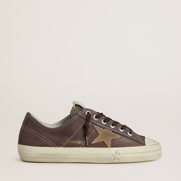 V-Star in brown nubuck with tobacco-colored suede star