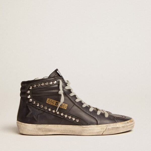 Slide black with studs